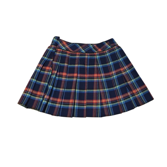 La Senza Plaid Skater Skirt - Blue and Red M - Picture 1 of 4